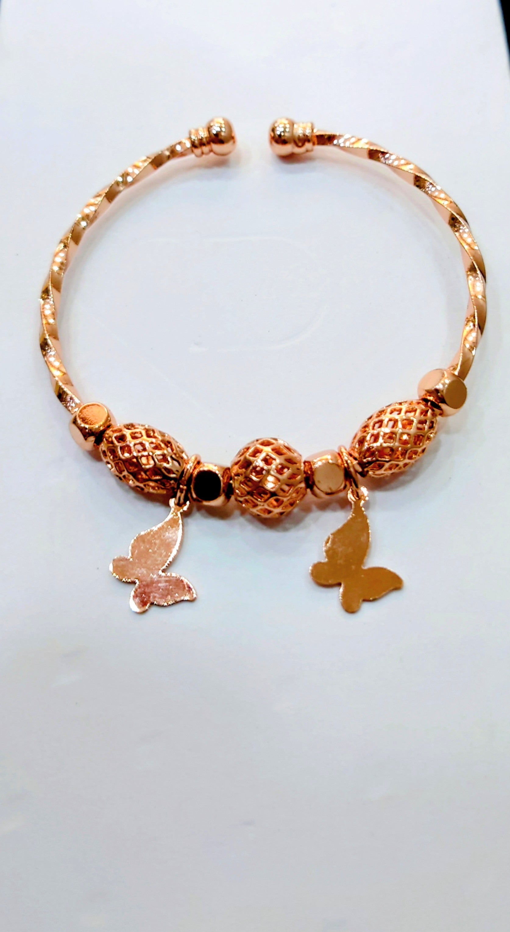 Butterfly Rosegold Color Braclet